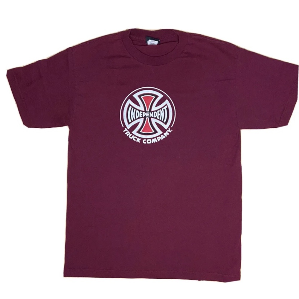 Independent Trucks Skate T Shirt Men’s Size Medium Maroon